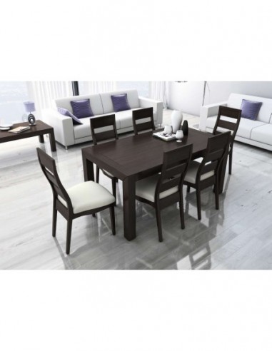 Mesa de comedor y centro a juego...