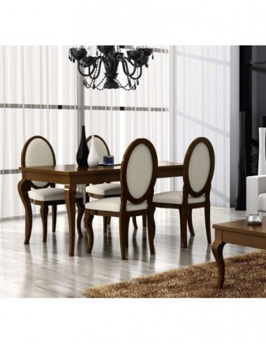 Mesa de comedor y centro a juego...