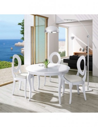 Mesa de comedor y centro a juego...