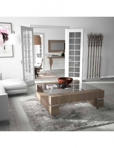 Mesa de comedor y centro a juego...