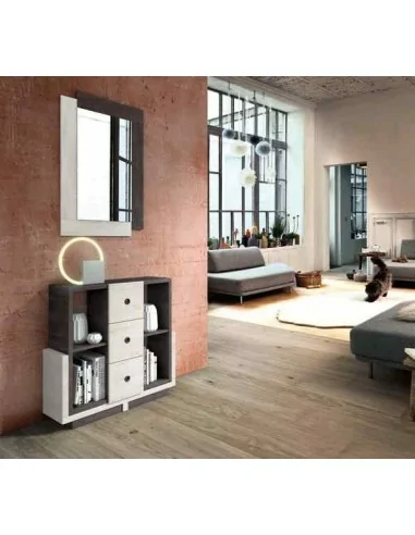 Mueble auxiliar de salon zapatero mesa de centro elevable a medida con diferentes tonos de color (10)
