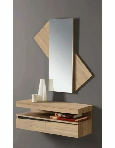 Entradita diseño moderno con formas extrañas elegantes diferentes colores y medidas con espejos (24)