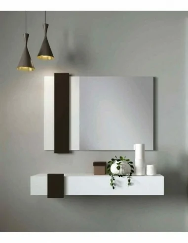 Entradita diseño moderno con formas extrañas elegantes diferentes colores y medidas con espejos (32)