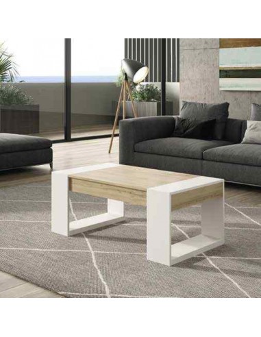 Mesa de centro elevable con cajones...