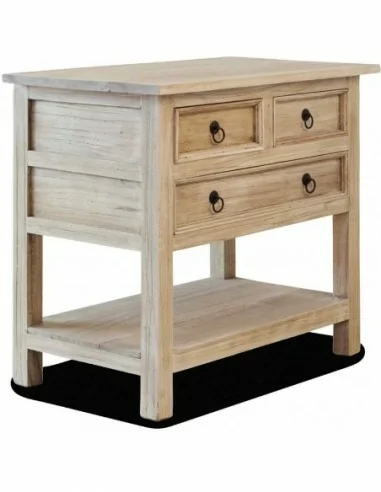 Muebles de dormitorio madera natural a medida con cajonera posibilidad de barnizad o lacar (1)