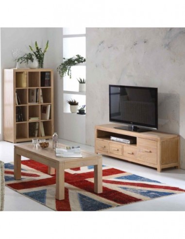 Muebles de salon madera natural...