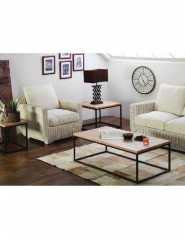 Muebles de salon madera natural...