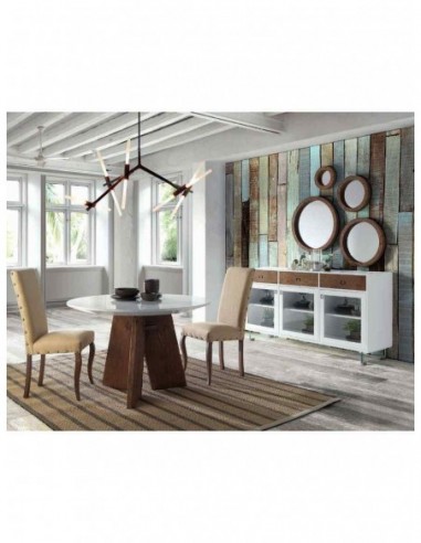 Mesa de comedor con sillas y mesa de...