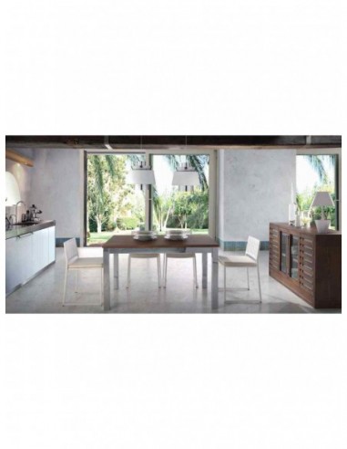 Mesa de comedor con sillas y mesa de...