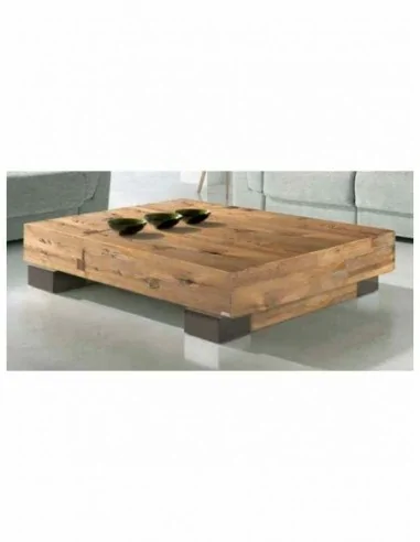 Mesas de comedor y centro diseño moderno a medida con tableros de madera y patas de metal (14)