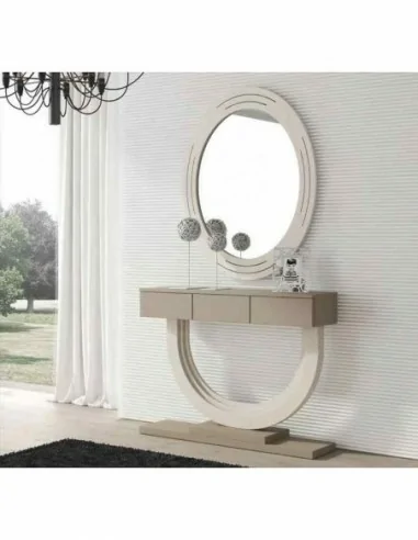 Entraditas diseño moderno con diferentes colores con espejos colgados diferentes diseños (10)