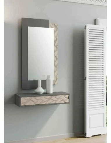Entraditas diseño moderno con diferentes colores con espejos colgados diferentes diseños (2).1