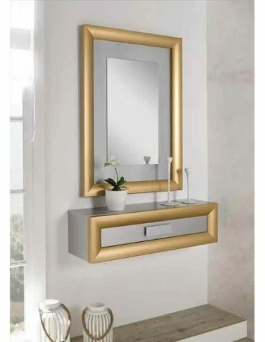 Entraditas diseño moderno con diferentes colores con espejos colgados diferentes diseños (5)