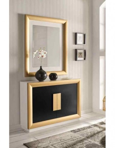 Entraditas diseño moderno con diferentes colores con espejos colgados diferentes diseños (9)