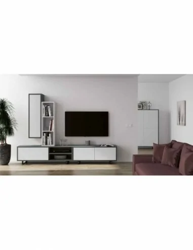 Muebles de salon diseño moderno con varios colores a elegir mezcla de madera patas altas (10).1