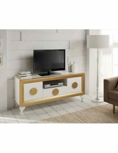 Muebles de salon diseño moderno con varios colores a elegir mezcla de madera patas altas (3)