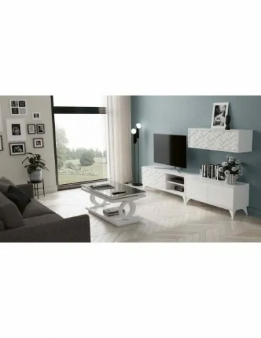 Muebles de salon diseño moderno con varios colores a elegir mezcla de madera patas altas (4).1