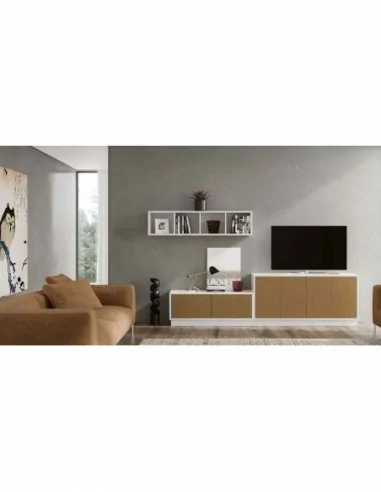 Muebles de salon diseño moderno con varios colores a elegir mezcla de madera patas altas (5).1