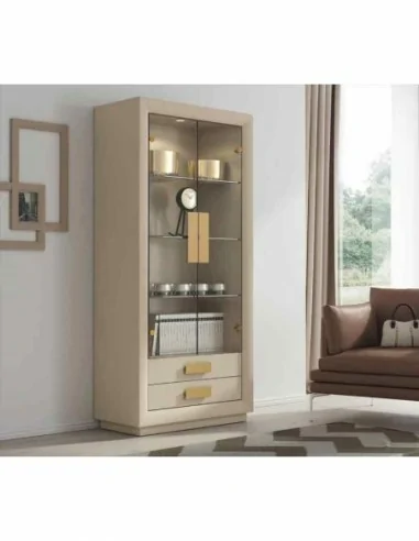 Muebles de salon diseño moderno con varios colores a elegir mezcla de madera patas altas (6)