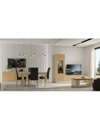 Muebles de salon diseño moderno con varios colores a elegir mezcla de madera patas altas (7).1