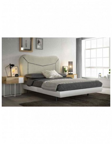 Dormitorio de matrimonio moderno con...