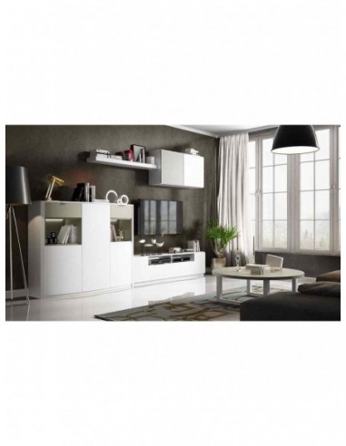 Salon de diseño moderno con muebles...