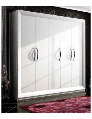 Armario puertas correderas o batientes en diseño moderno con varias opciones (20)