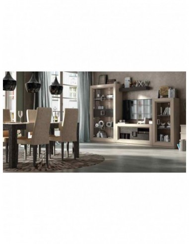 Conjunto de salon muebles lacados...