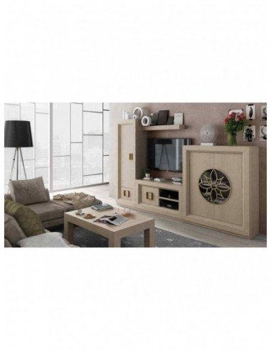 Conjunto de salon muebles lacados...