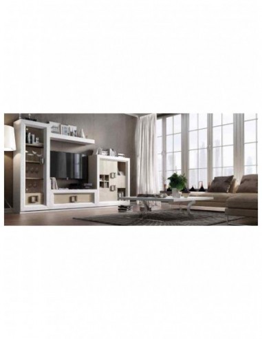 Conjunto de salon muebles lacados...