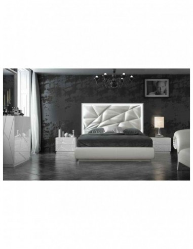 Dormitorio de matrimonio moderno con... Dormitorio de matrimonio moderno con...