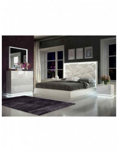 Dormitorio de matrimonio moderno con... Dormitorio de matrimonio moderno con...