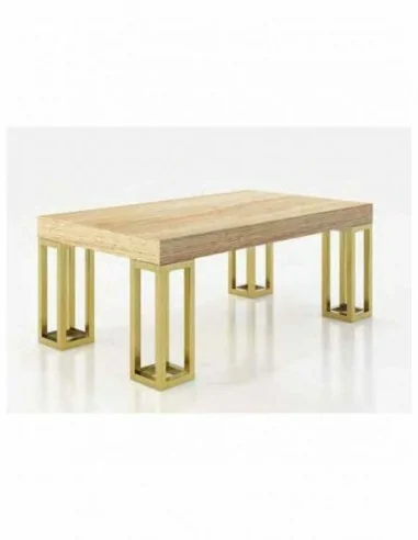 Mesa de centro elegante para salones mesas bajas redondas o rectangulares a elegir (38)