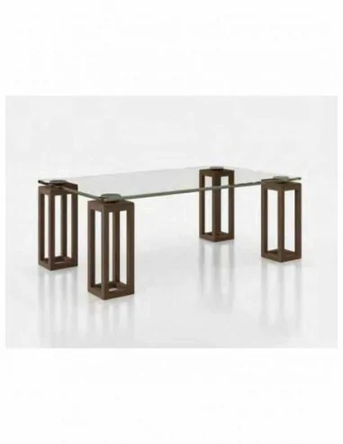 Mesa de centro elegante para salones mesas bajas redondas o rectangulares a elegir (39)
