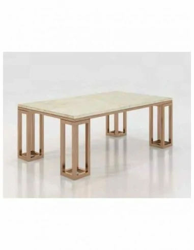 Mesa de centro elegante para salones mesas bajas redondas o rectangulares a elegir (42)