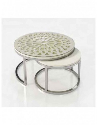 Mesa de centro elegante para salones...