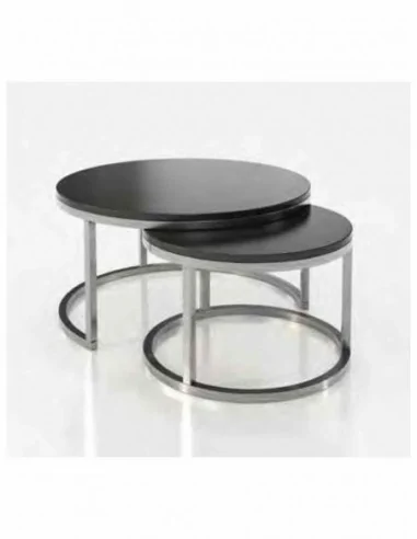 Mesa de centro elegante para salones mesas bajas redondas o rectangulares a elegir (78)