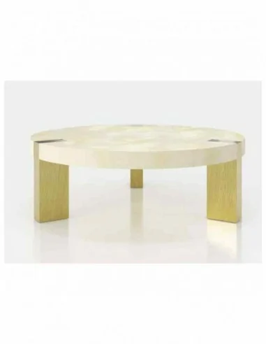 Mesa de centro elegante para salones mesas bajas redondas o rectangulares a elegir (81)