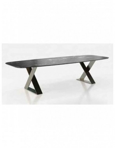 Mesa de comedor elegante para salones...