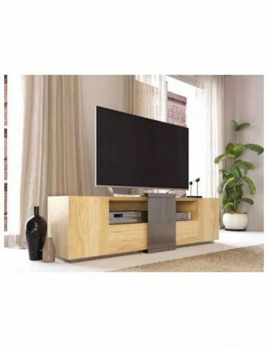 Mueble de salon moderno con diseño de alta gama lacados varios tipos de patas mueble de tv vitrinas (13)