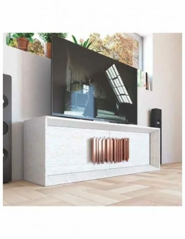 Mueble de salon moderno con diseño de alta gama lacados varios tipos de patas mueble de tv vitrinas (16)