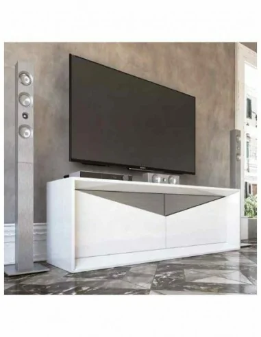Mueble de salon moderno con diseño de alta gama lacados varios tipos de patas mueble de tv vitrinas (19)