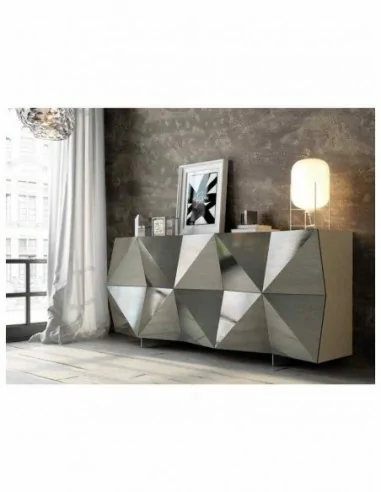 Mueble de salon moderno con diseño de alta gama lacados varios tipos de patas mueble de tv vitrinas (41)