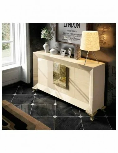Mueble de salon moderno con diseño de alta gama lacados varios tipos de patas mueble de tv vitrinas (44)