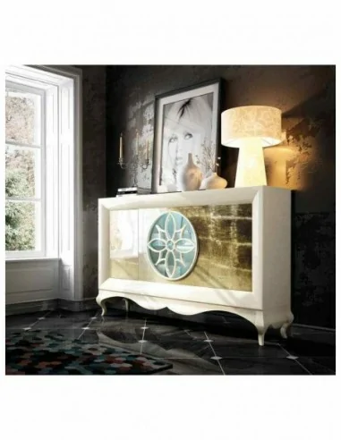 Mueble de salon moderno con diseño de alta gama lacados varios tipos de patas mueble de tv vitrinas (49)