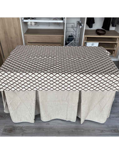 Ropa elegante 10 pliegues Beige con... Ropa elegante 10 pliegues Beige con...