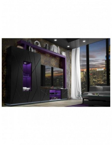 Salon comedor moderno con mesas y...