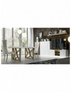 Salon comedor moderno con...