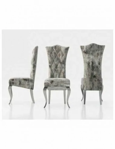 Sillas de comedor tapizadas diseño elegante sillon de salon descalzadora taburetes tapizados (18)