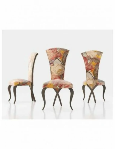 Sillas de comedor tapizadas diseño elegante sillon de salon descalzadora taburetes tapizados (20)